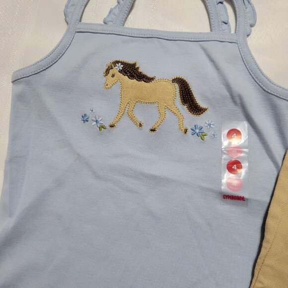 Gymboree Malibu Cowgirl NWT size 4 shirt & capri set. - Picture 5 of 5